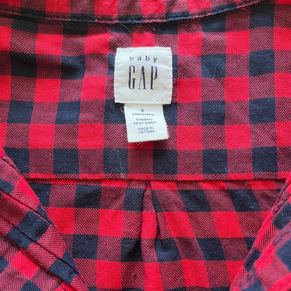 Baby Gap Checkered shirt dress - Picture 3 of 3